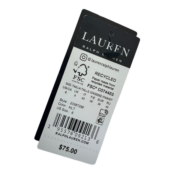 Lauren Ralph Lauren Blue High Rise Ombré Swim Separate Bottoms S 20387256 Size 6 - Picture 11 of 14